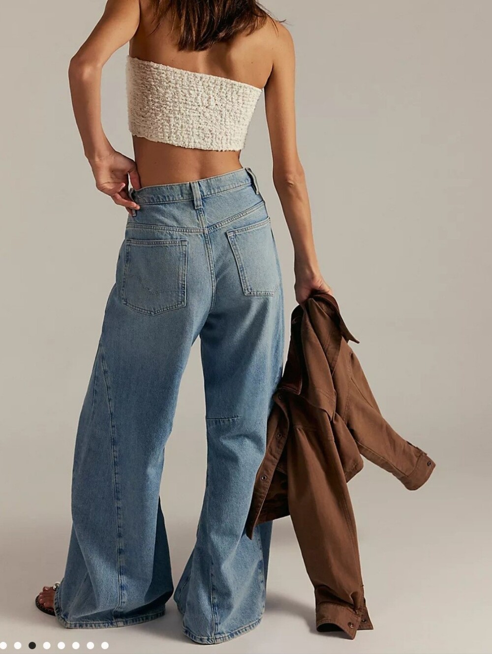 Free People Eden Slouchy Wide Leg Wide Leg Jeans Sz 29 - Picture 3 of 4